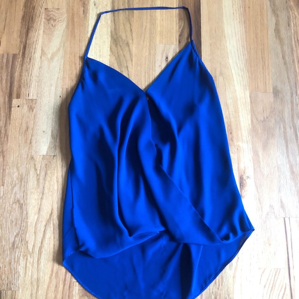 Royal Blue Halter Tank Top